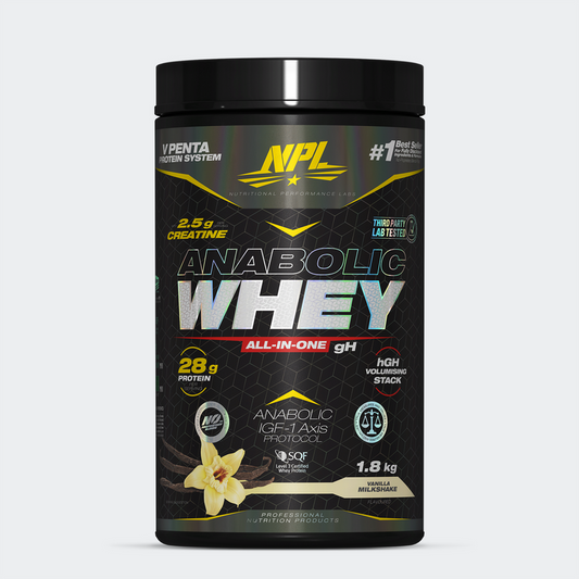 NPL Anabolic Whey 1.8kg Vanilla Cheesecake