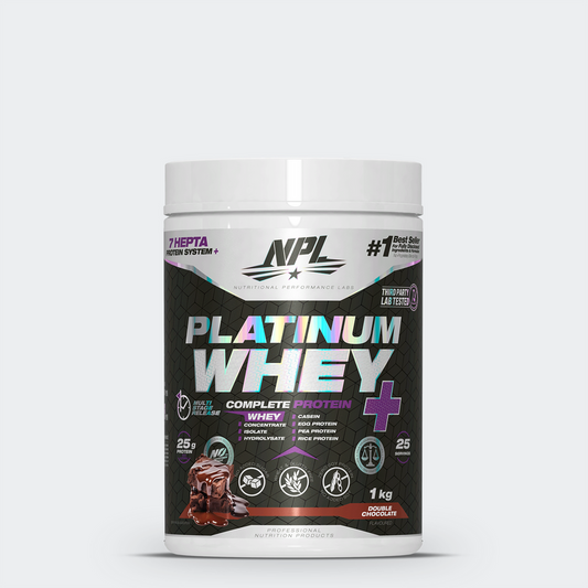NPL Platinum Whey + 1kg Double Choc